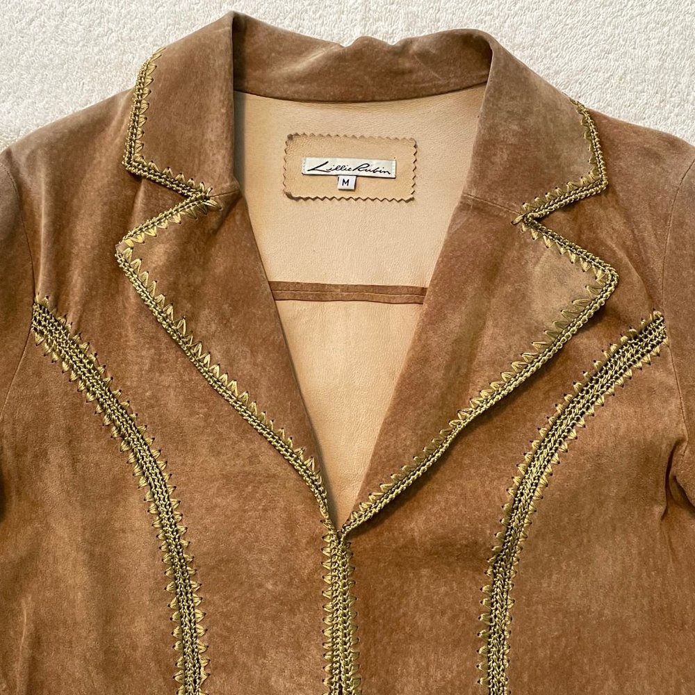 Lillie Rubin suede jacket/top - Picture 3 of 13